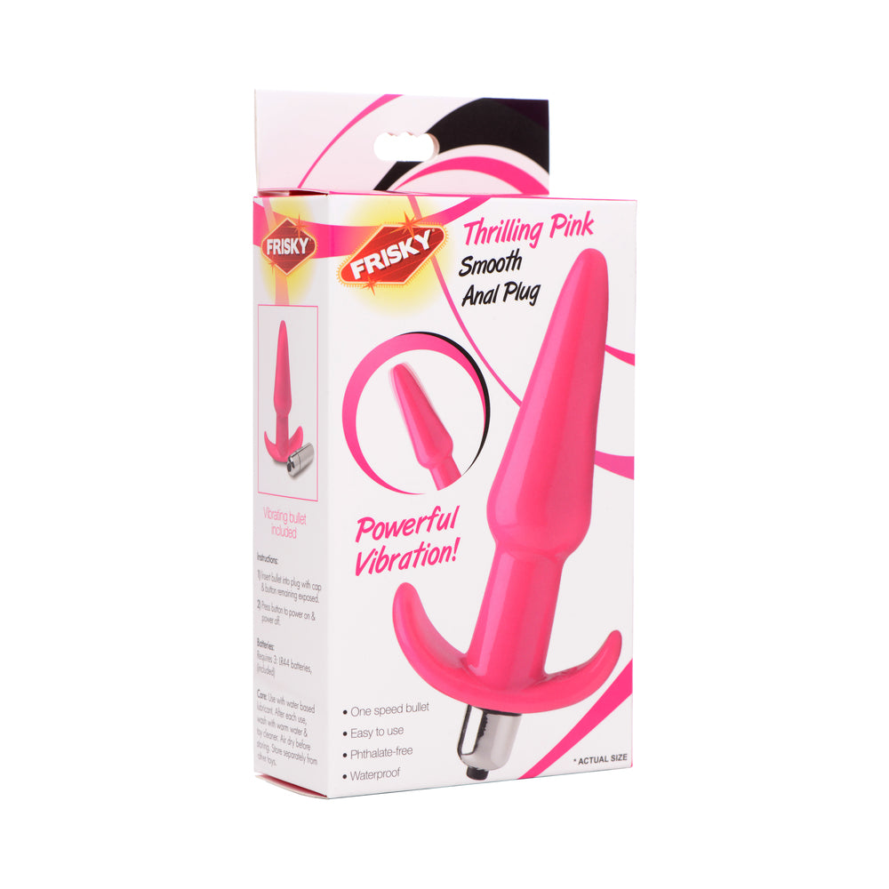 Emocionante tapón anal suave de color rosa