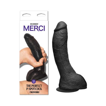 Consolador Merci The Perfect P-Spot Cock de 9.5 pulgadas con ventosa Vac-U-Lock extraíble