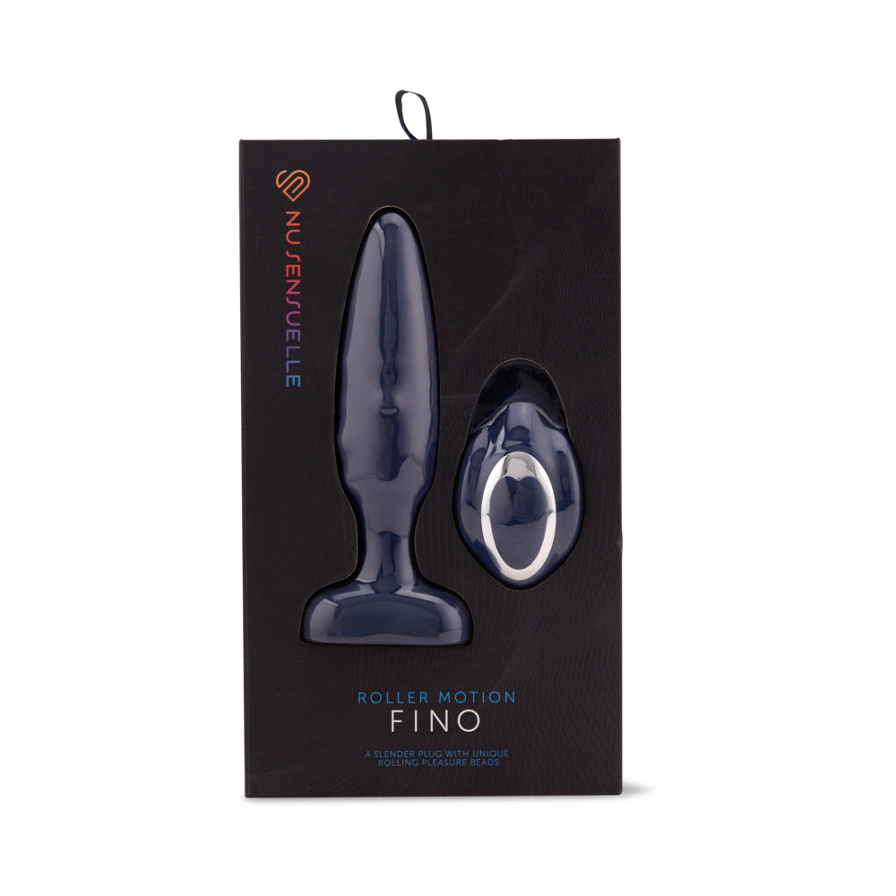 Nu Sensuelle Fino Roller Motion Plug azul marino