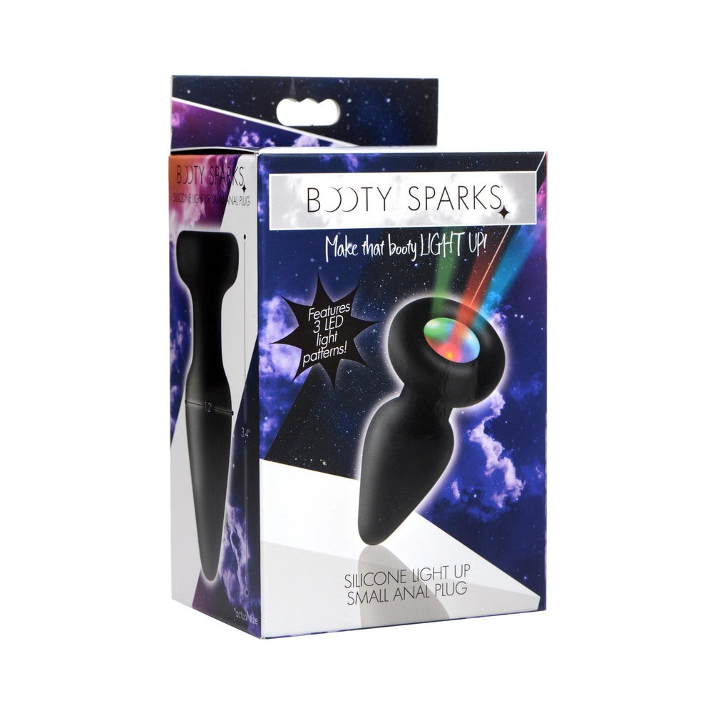 Tapón anal pequeño de silicona con luz Booty Sparks