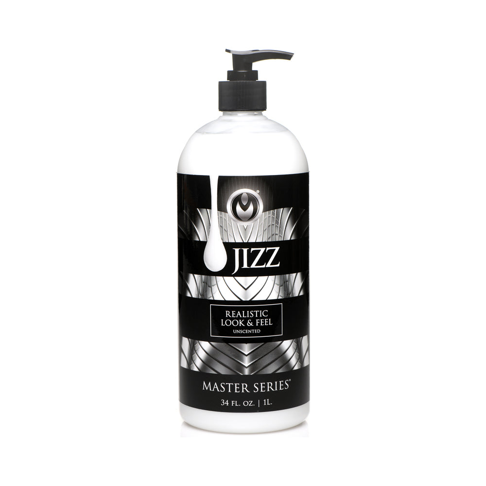 Lubricante Jizz a base de agua sin perfume Master Series 34 oz.