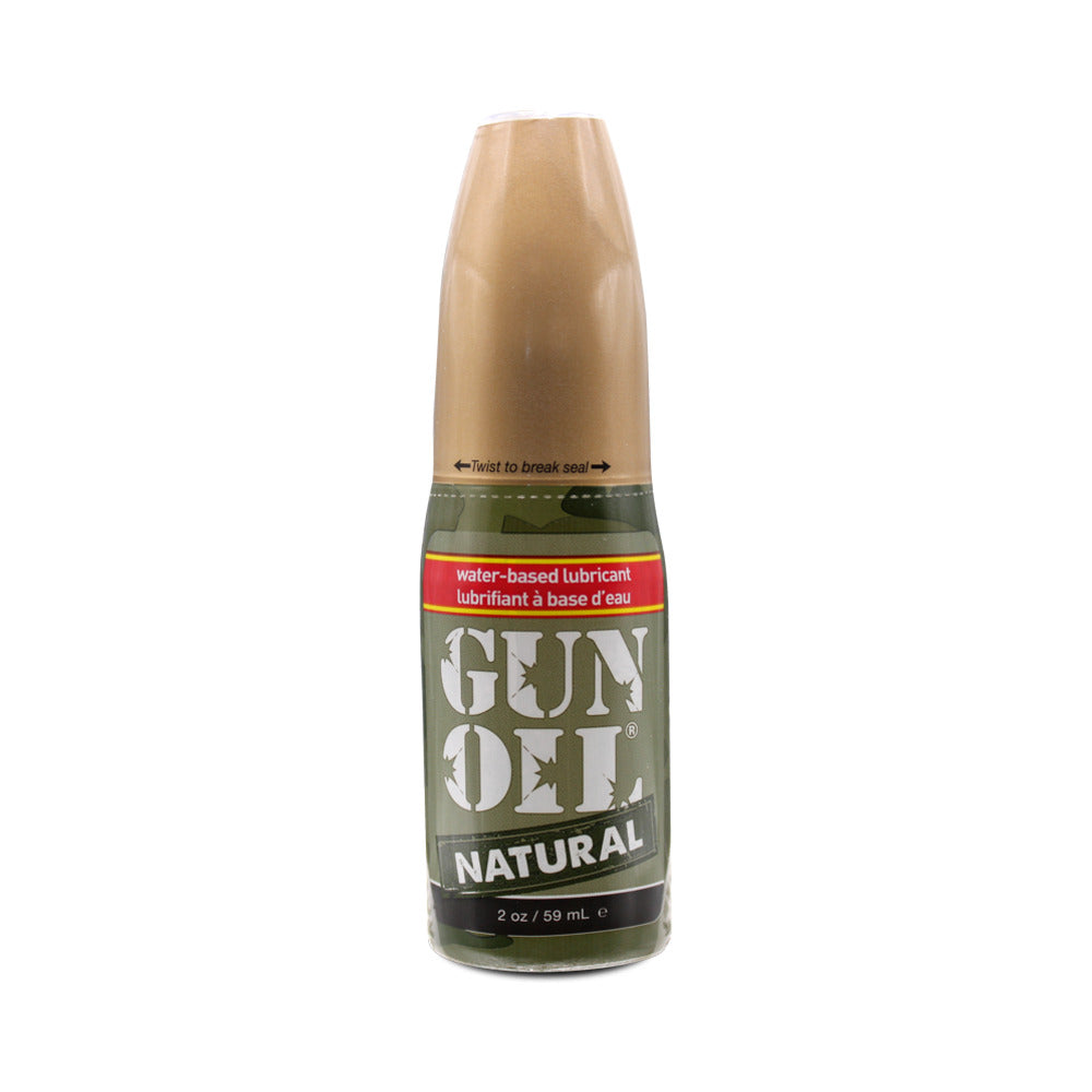 Lubricante natural a base de agua Gun Oil, 2 oz.