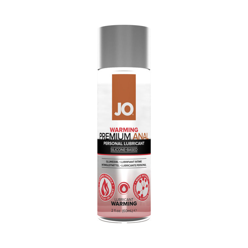 Lubricante anal JO Premium con efecto calentador (a base de silicona) 60 ml