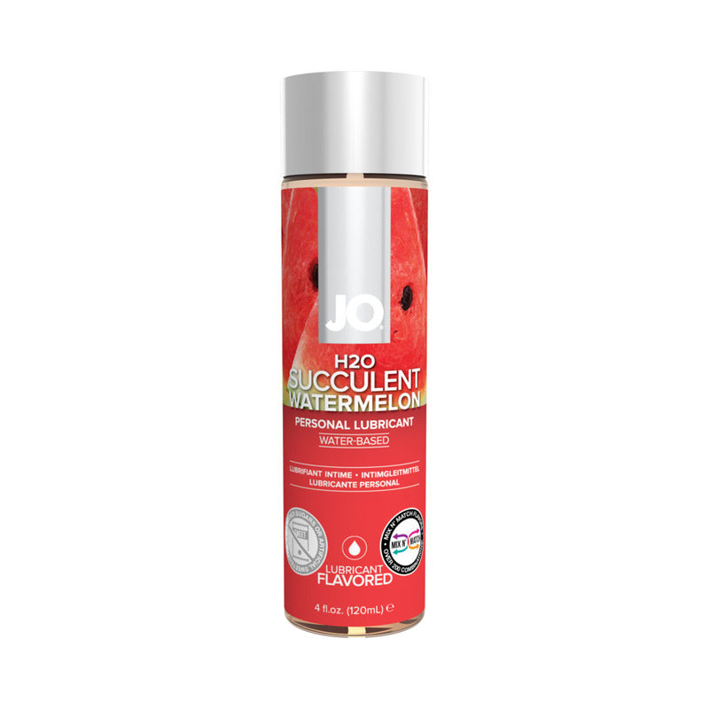 Lubricante JO H2O con sabor a sandía (a base de agua) 120 ml