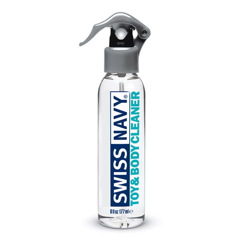 Spray limpiador para juguetes y cuerpo de Swiss Navy, 6 oz.