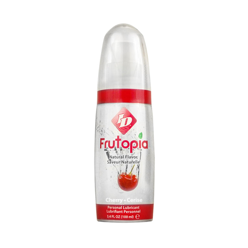 Lubricante con sabor a cereza ID Frutopia, 3.4 onzas líquidas