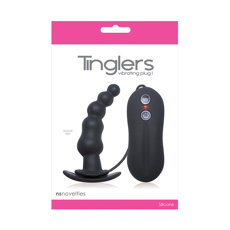 Tapón vibrador Tinglers I Negro