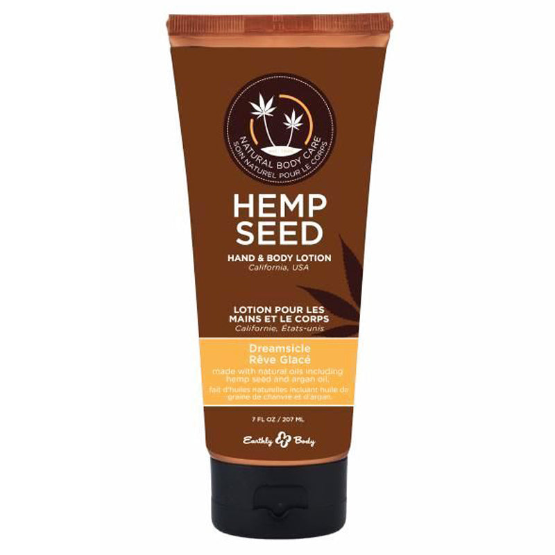 Loción aterciopelada para manos y cuerpo terrenal Dreamsicle, tubo de 7 oz