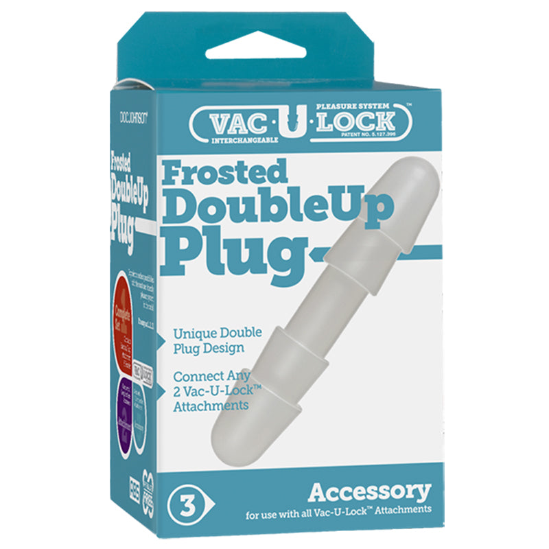 Vac-U-Lock - Tapón doble esmerilado Frosted