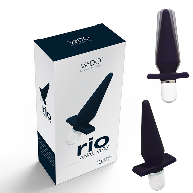 Vibrador anal VeDO Rio Just Black