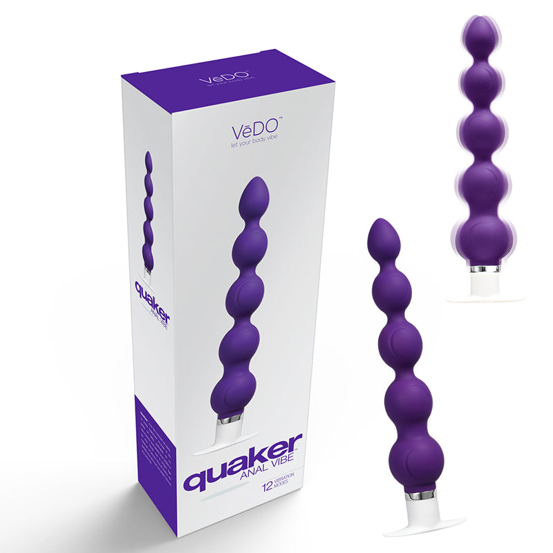 Vibrador anal VeDO Quaker Indigo