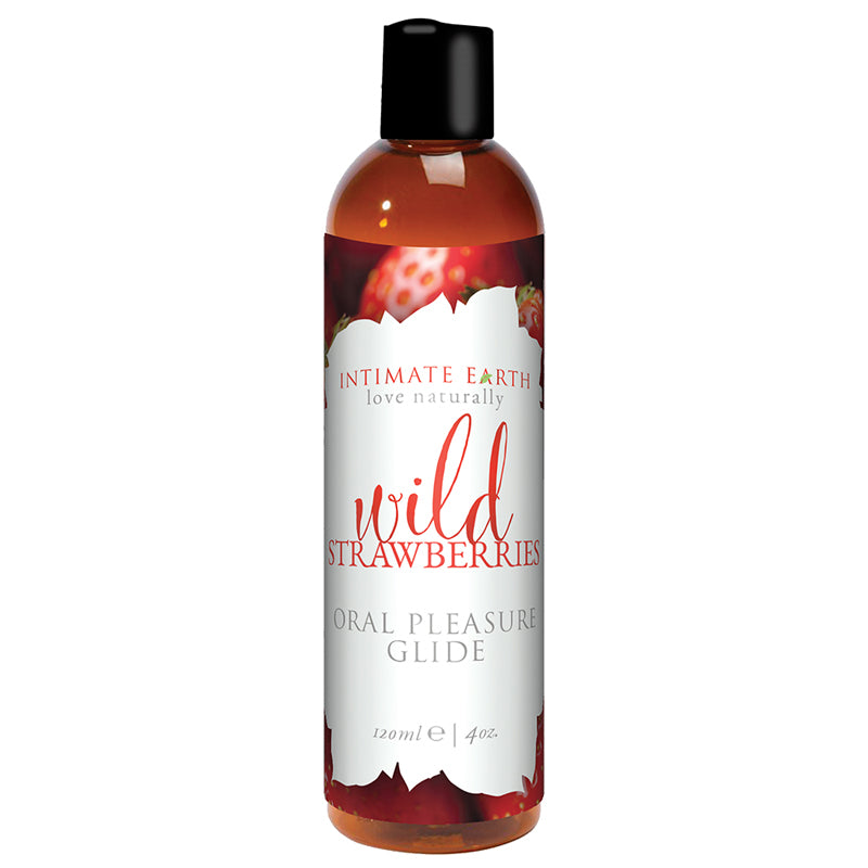 Intimate Earth Glide con sabor a fresas suculentas, 120 ml/4 oz
