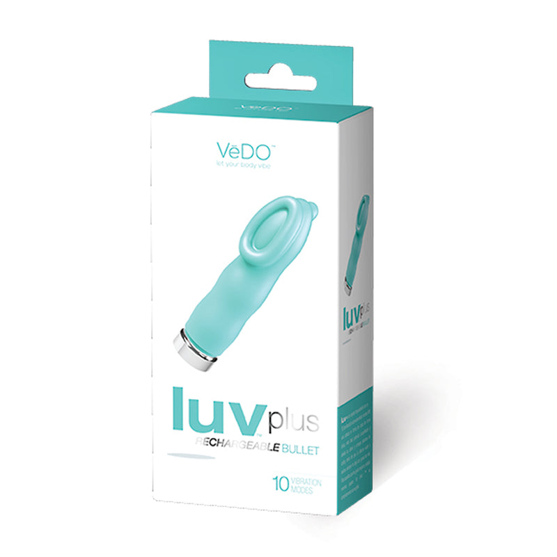 Vibrador recargable VeDO Luvplus - Tease Me Turquesa