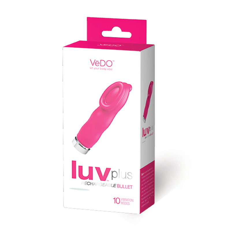 Vibrador recargable VeDO Luvplus - Rosa zorro