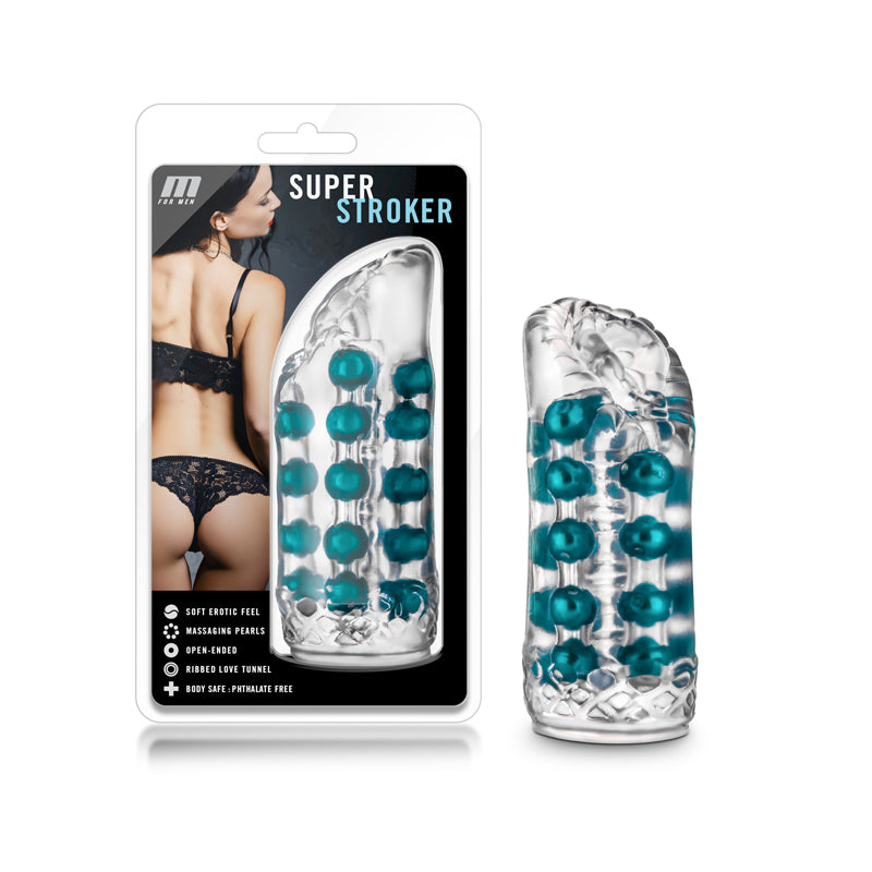Blush M para hombres Super Stroker Vagina Clear