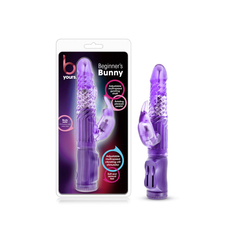 Vibrador de conejito para principiantes Blush B Yours morado
