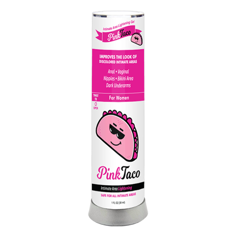 Gel aclarador para la zona íntima Pink Taco, botella de 1 oz