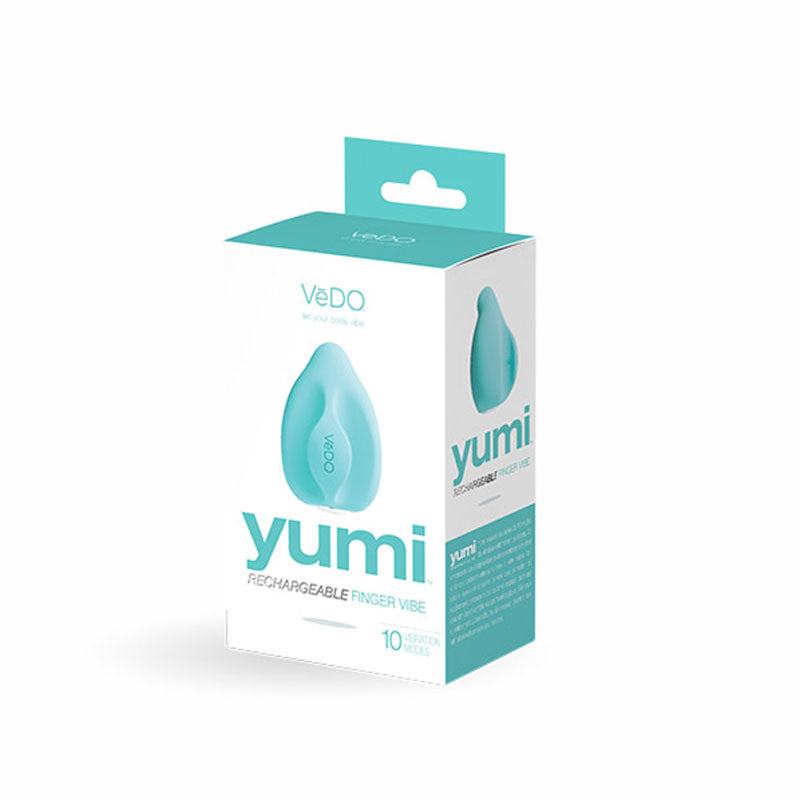 Vibrador de dedo recargable VeDO Yumi - Tease Me Turquoise