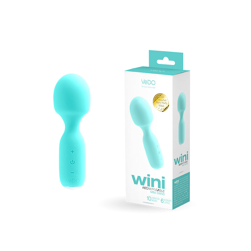 Mini varita recargable Vedo Wini Tease Me Turquesa
