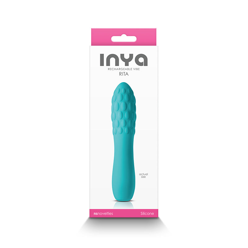 INYA Rita Vibrador Recargable Verde Azulado