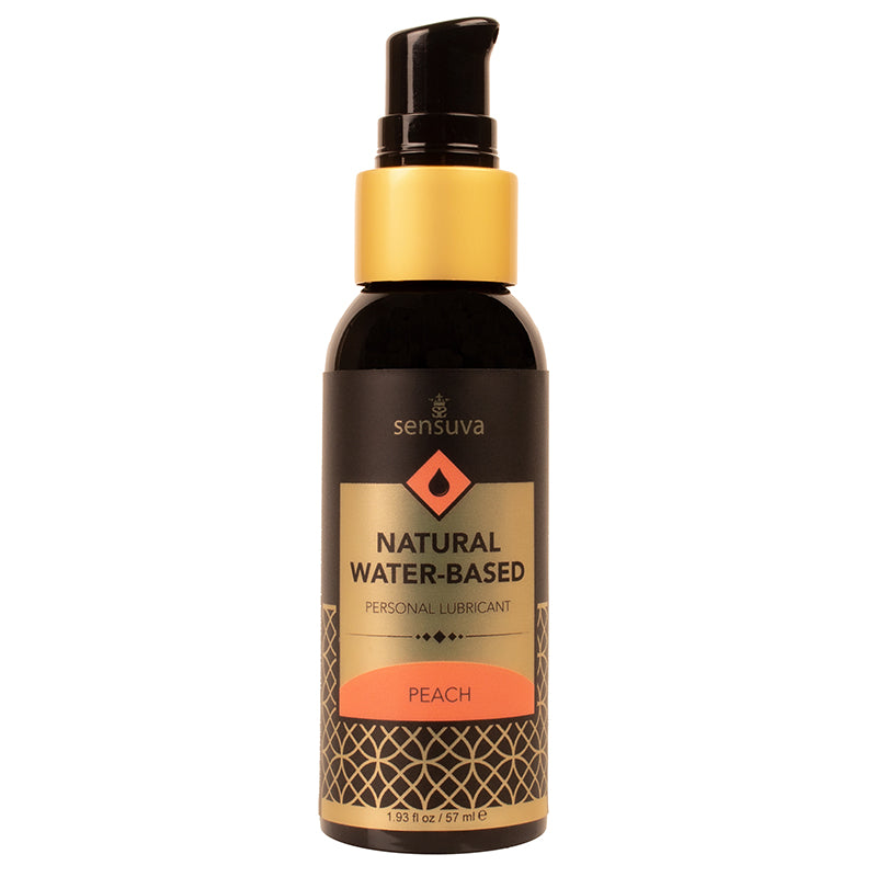 Lubricante personal natural a base de agua color melocotón 2 oz.