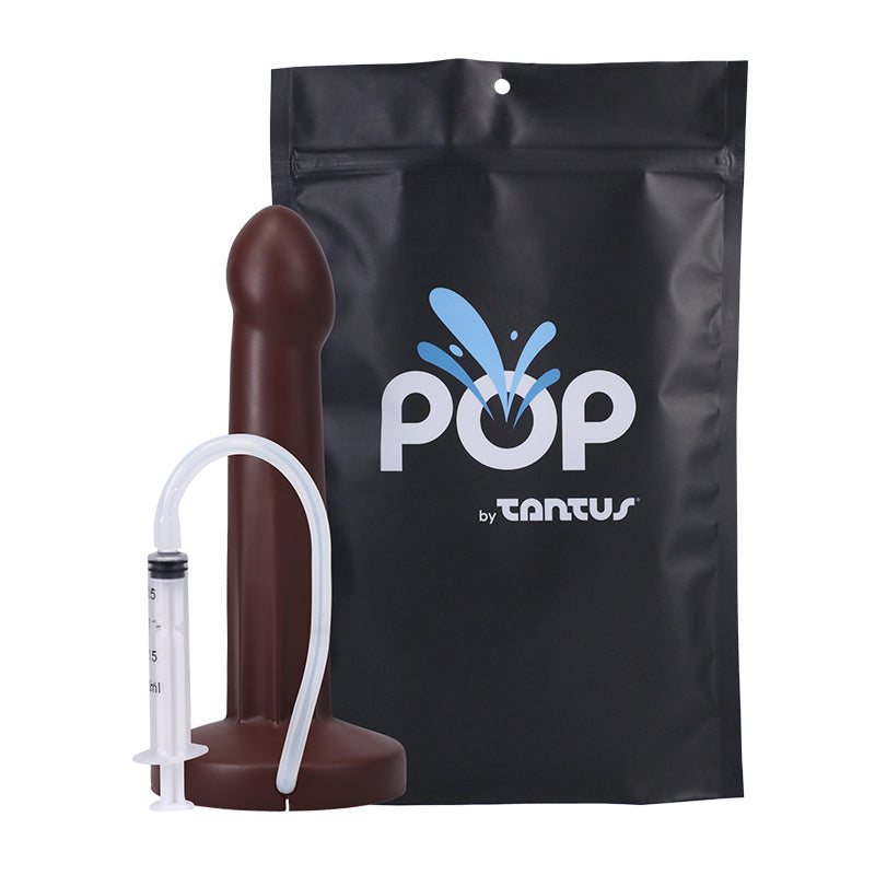 Tantus POP Consolador Squirting Espresso (Bolsa)