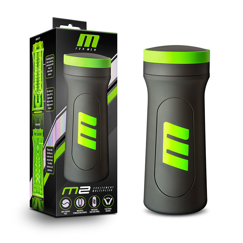 Blush M para hombre M2 Superior Stroker Negro