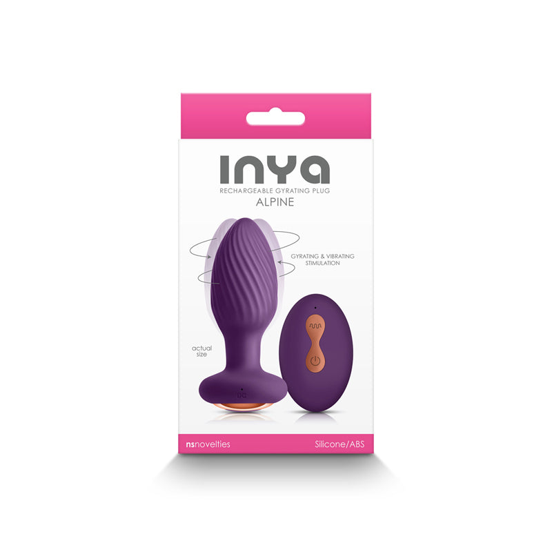 Enchufe giratorio recargable INYA Alpine morado