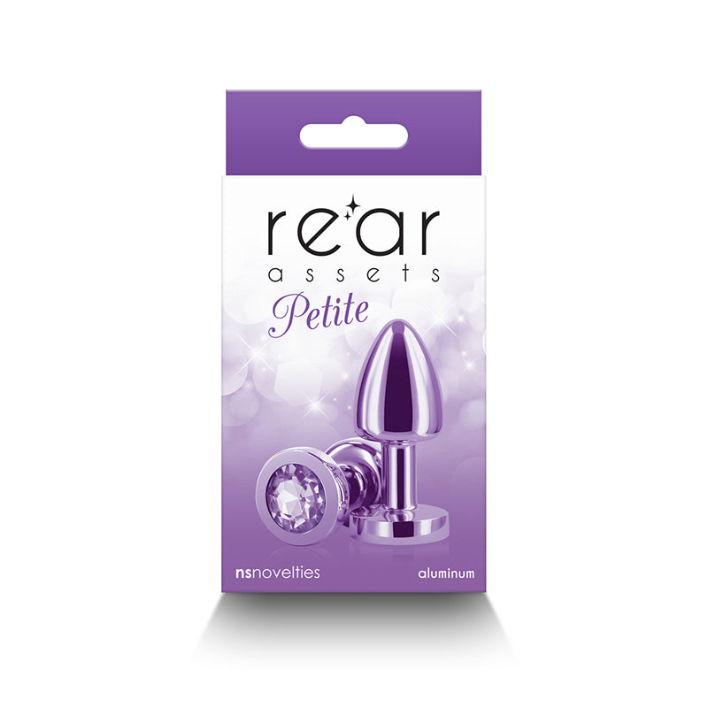 Plug anal metálico pequeño Rear Assets morado