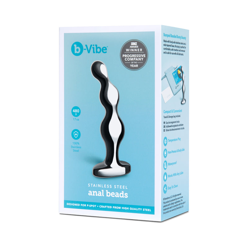 Cuentas anales de acero inoxidable b-Vibe