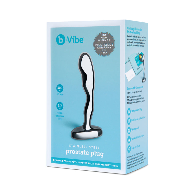Tapón prostático de acero inoxidable b-Vibe