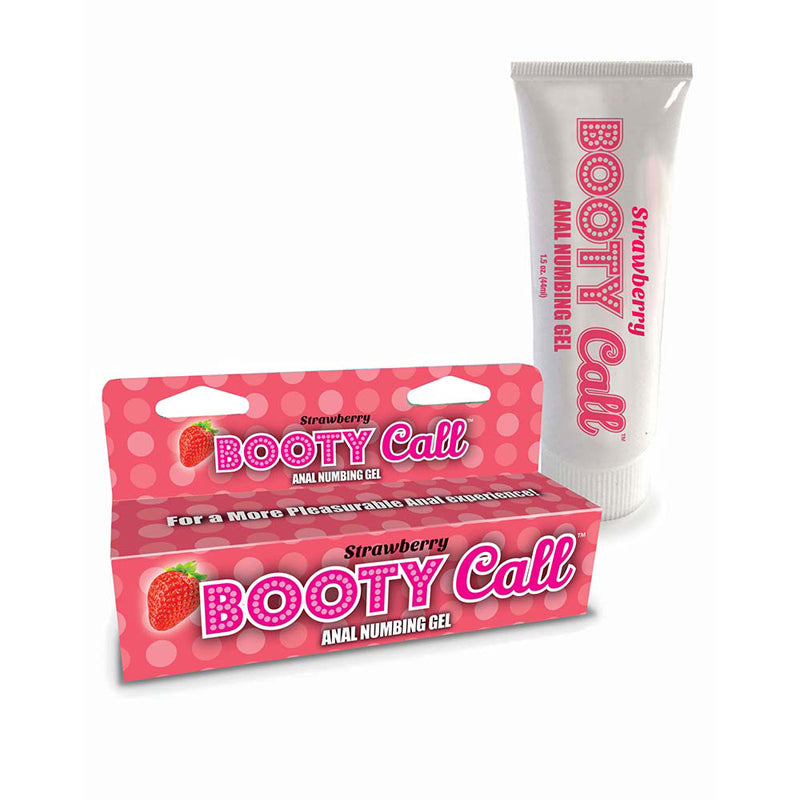 Desensibilizador anal Bootycall sabor fresa 1.5 oz.