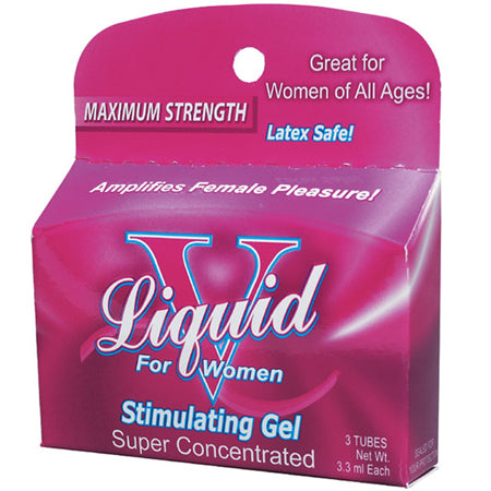 Gel estimulante Liquid V para mujeres (3 tubos de 3,3 ml cada uno)