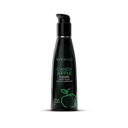 Lubricante a base de agua Wicked Aqua Candy Apple 4 oz.