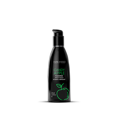 Lubricante a base de agua Wicked Aqua Candy Apple 2 oz.