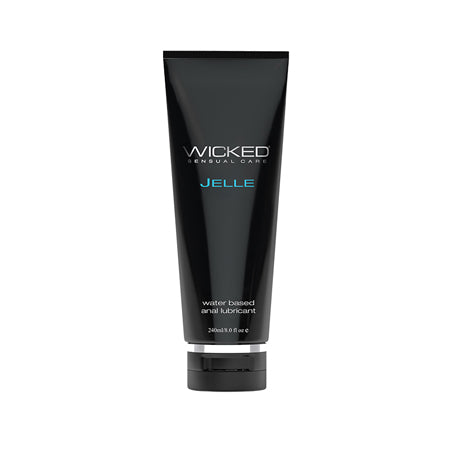 Lubricante anal a base de agua Wicked Jelle 8 oz.