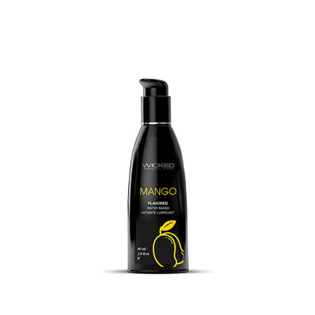 Lubricante a base de agua Wicked Aqua Mango 2 oz.