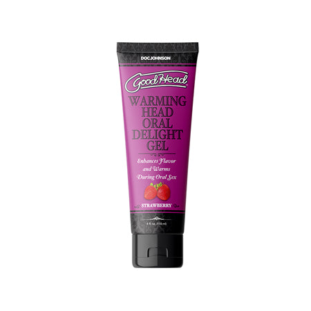 Gel bucal GoodHead Warming Head Oral Delight, fresa, 4 oz.