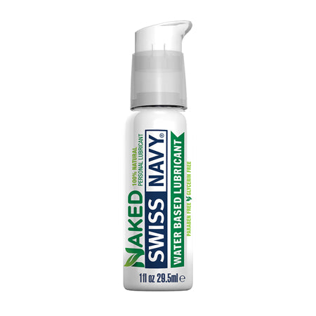 Lubricante a base de agua Swiss Navy Naked 1 oz.