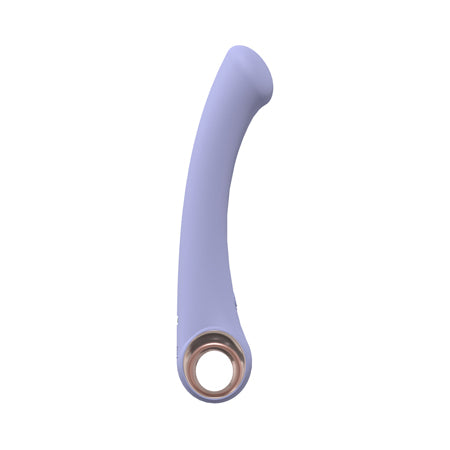Vibrador LoveLine Luscious de 10 velocidades para punto G, de silicona, recargable, resistente al agua, color lavanda