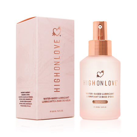 Lubricante a base de agua de semilla de cáñamo HighOnLove 3,4 oz.