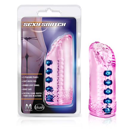 Blush M for Men Sexy Snatch Vagina Stroker Pink