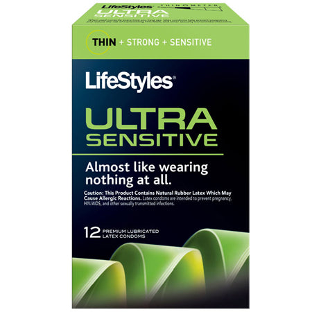 Condones LifeStyles Ultra Sensitive (paquete de 12)