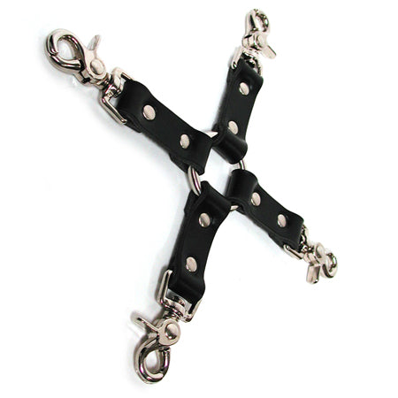 KinkLab Leather Hog Tie (Black)