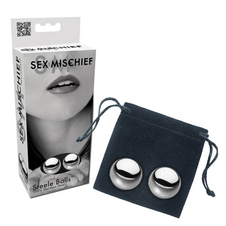 Bolas de acero inoxidable de Sportsheets Sex &amp; Mischief