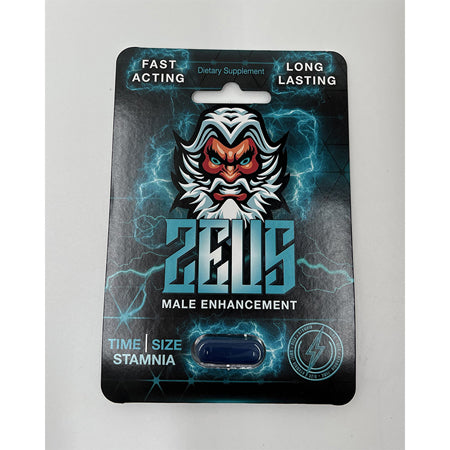 Zeus Plus Male Supplement 1pk Open Stock