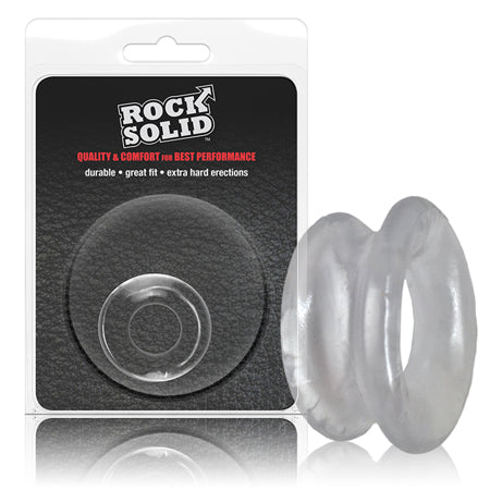 Rock Solid Convex Clear C Ring in a Clamshell