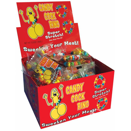 Candy Cock Ring 50 Pcs/Display