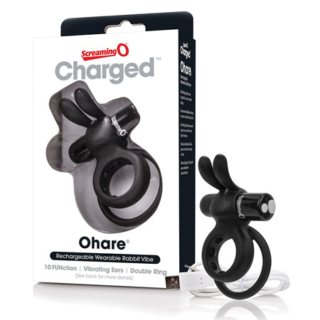 Vibrador Screaming O Charged Ohare Vooom Mini - Negro