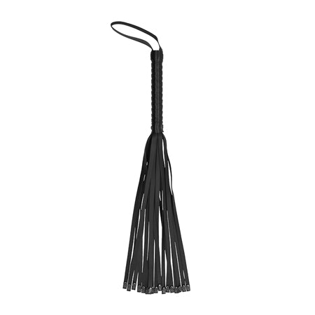 Ouch! Skulls & Bones 23.4 in. Skull Whip Flogger Black